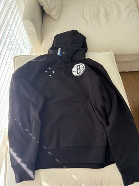 *Brand New* Brooklyn Nets OVO x NBA Fleece Hoodie - Black Size L
